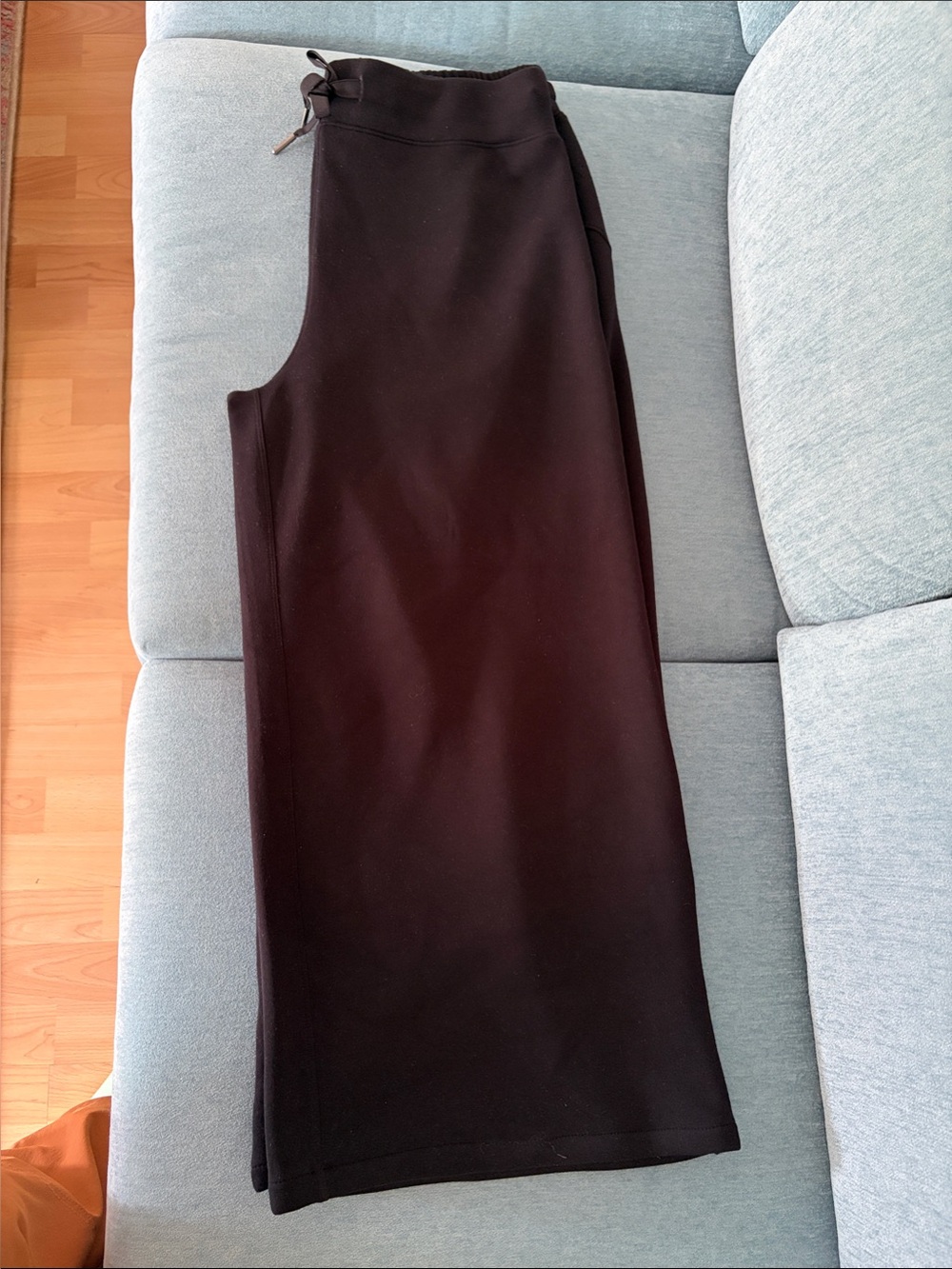 SPANX Air Essentials Cropped Wide Leg pant, Very Black - Picture 3 of 8